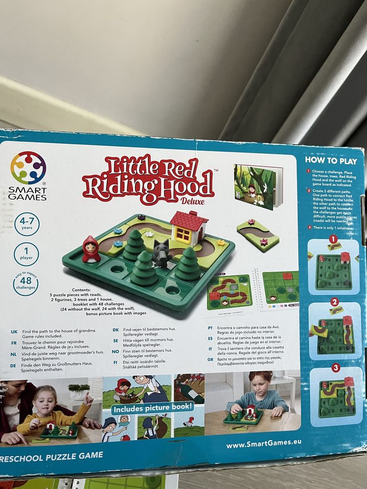 Smart Games Little Red riding hood czerwony kapturek gra logiczna