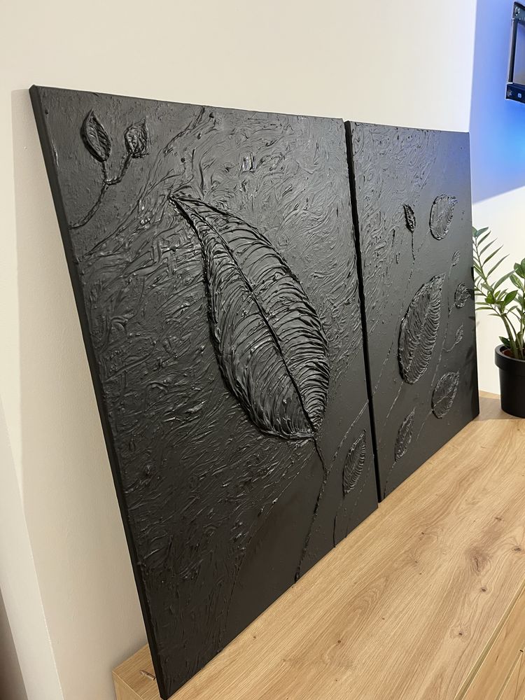 Komplet obrazow strukturalnych 60x80cm