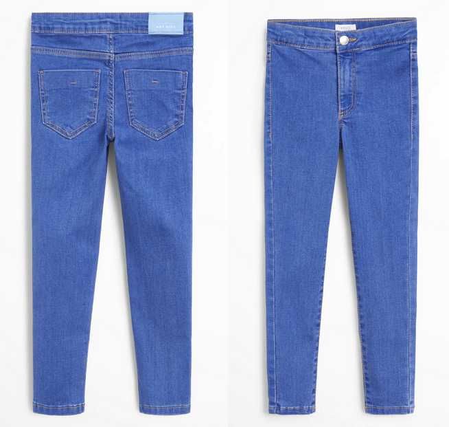 Sale! Mango nowe spodnie jeans dżinsy rurki skinny 11 12 lat 152