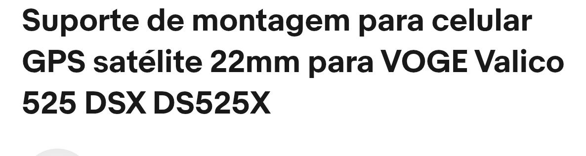 Suporte de GPS moto