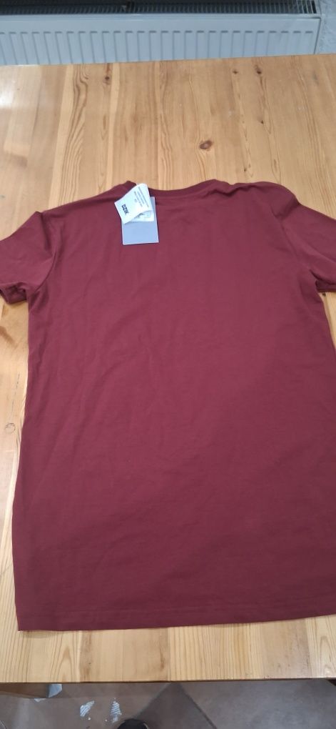 Koszulka DZIK basic bordo rozmiar L Slim wkdzik