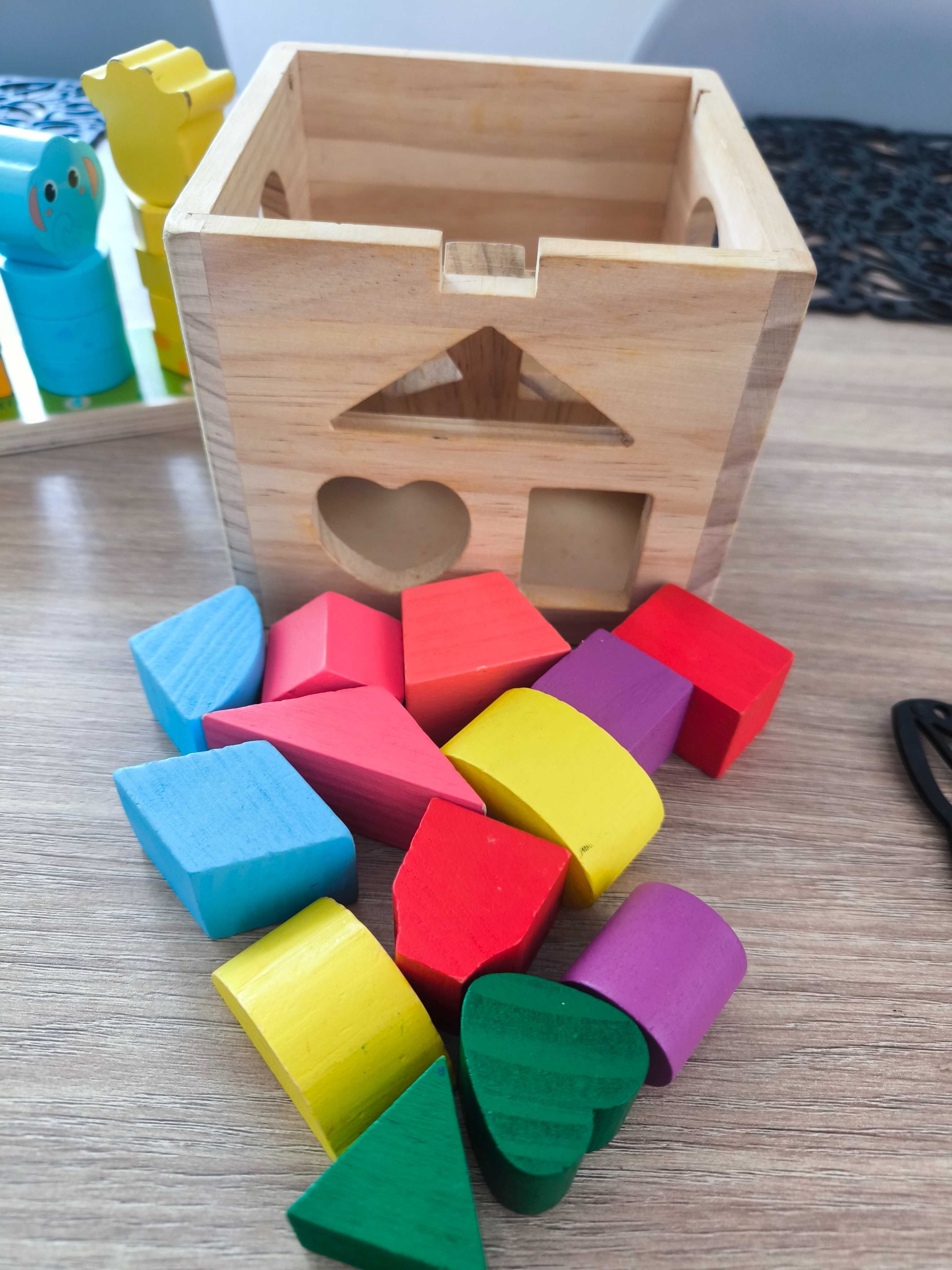 Zestaw edukacyjny kostka edukacyjna zwierzątka