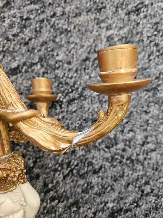Świecznik Toskański Ręcznie Malowany na 5 Świec (2 szt.) - USZK. RAMIĘ
