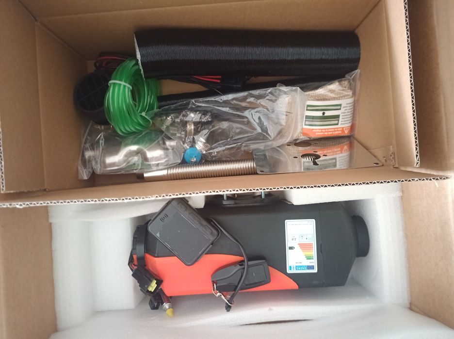 Ogrzewanie postojowe Chinwasto Webasto 2kW 12V-24V VEVOR Garaż Bus VAN