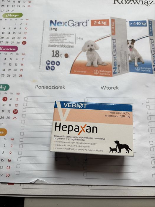 Hepaxan 60 tabletek w opakowaniu