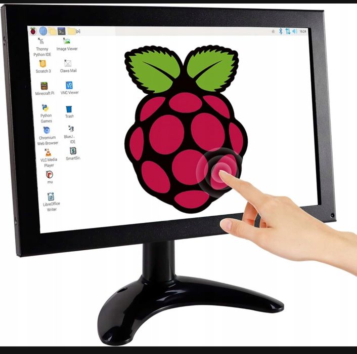 ELECROW Przenośny monitor, 10,1 cala HD VGA, ekran IPS, Raspberry Pi