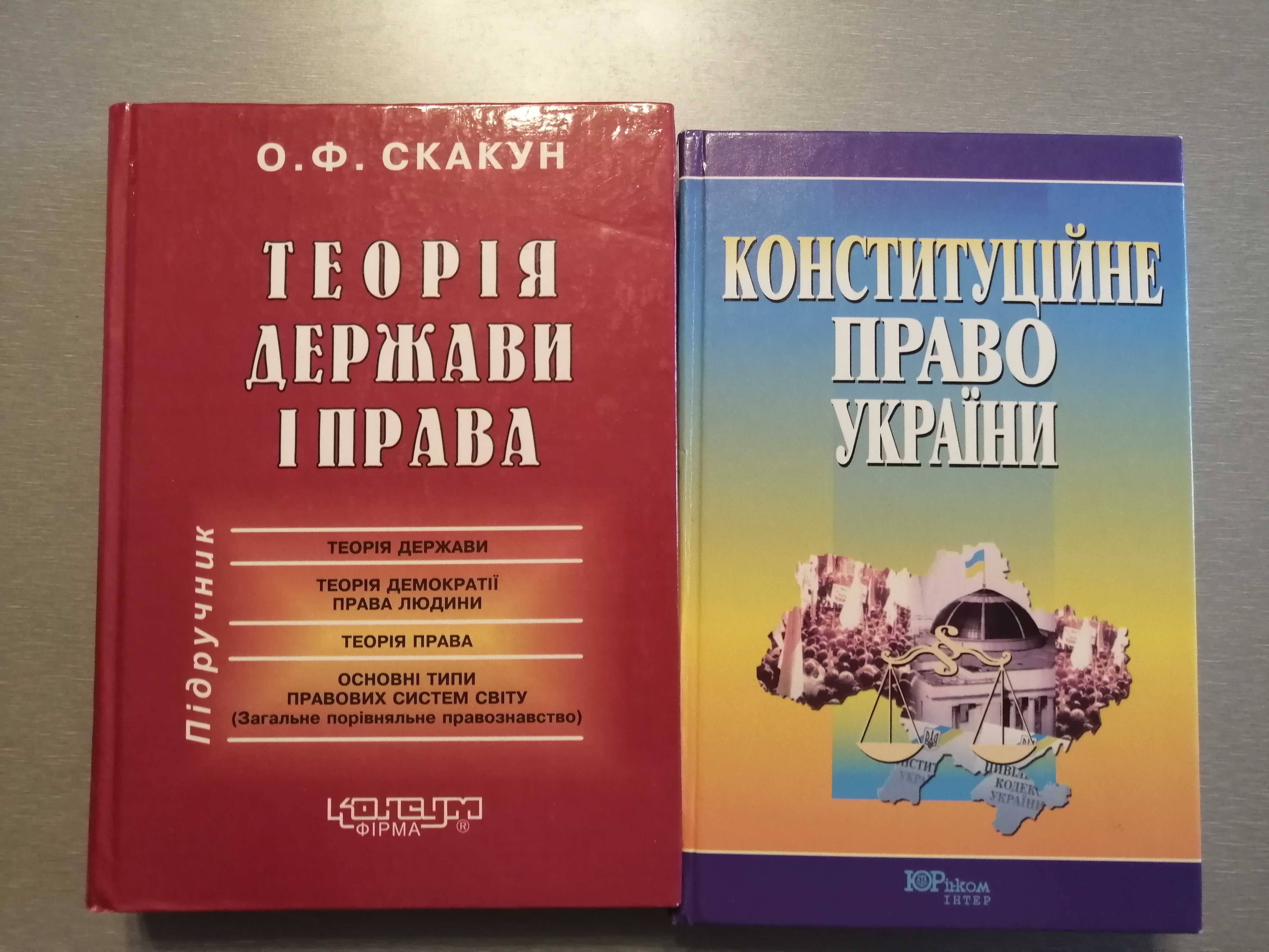 Теорія держави і права, конституційне право Скакун