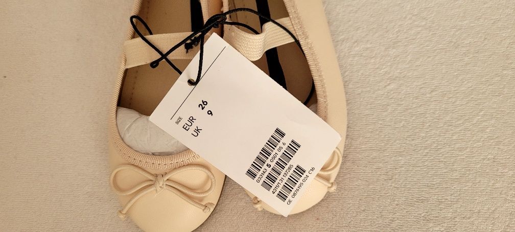 Baleriny h&m NOWE rozmiar 26
