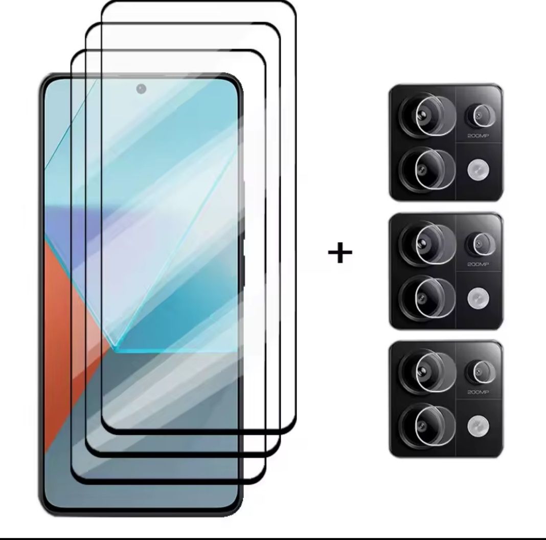 Захисне скло для Redmi Note 13, та Redmi Note 13 Pro