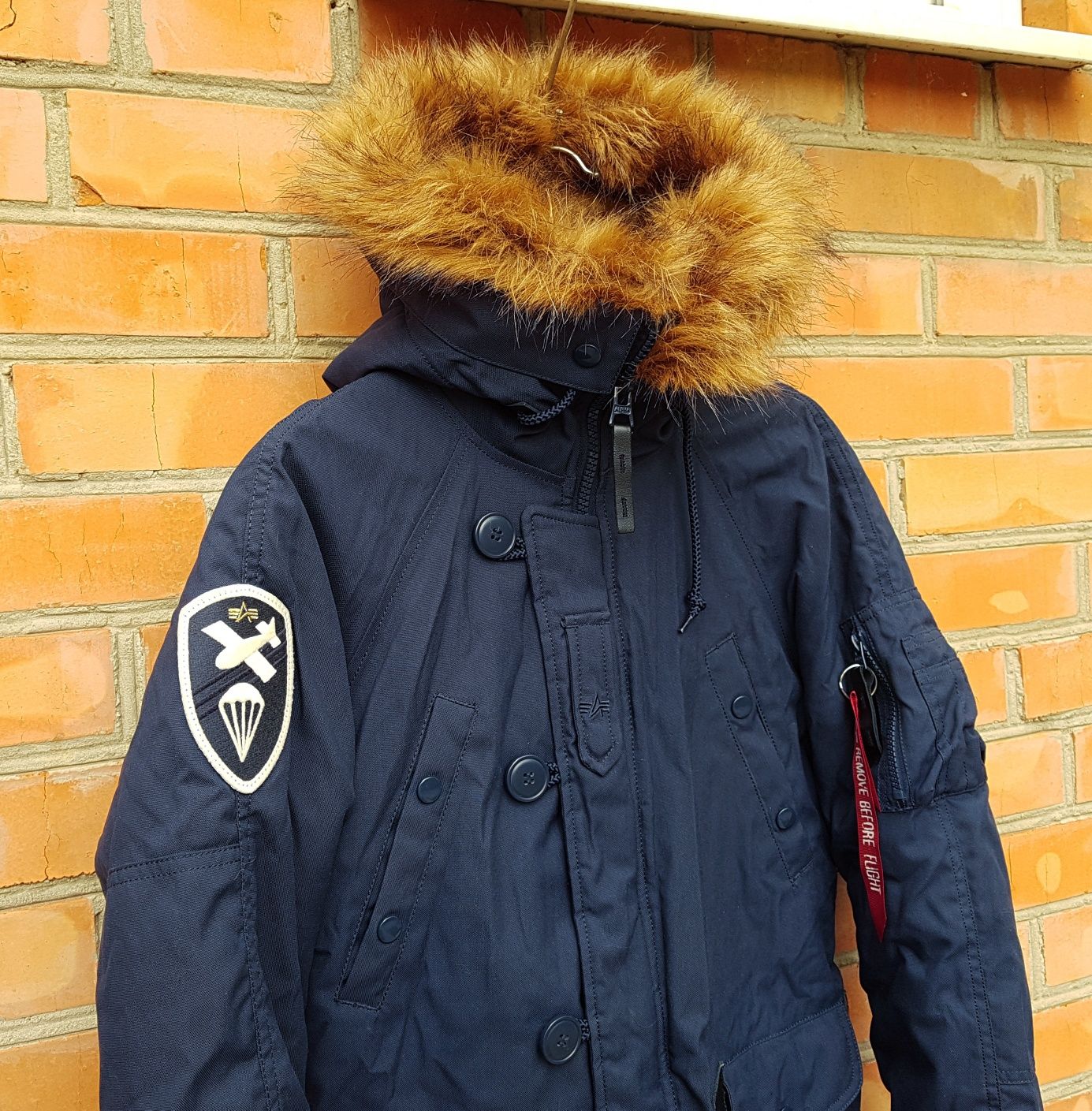 Alpha Industries n-3b жіноча парка аляска куртка зимова оригінал XS-S