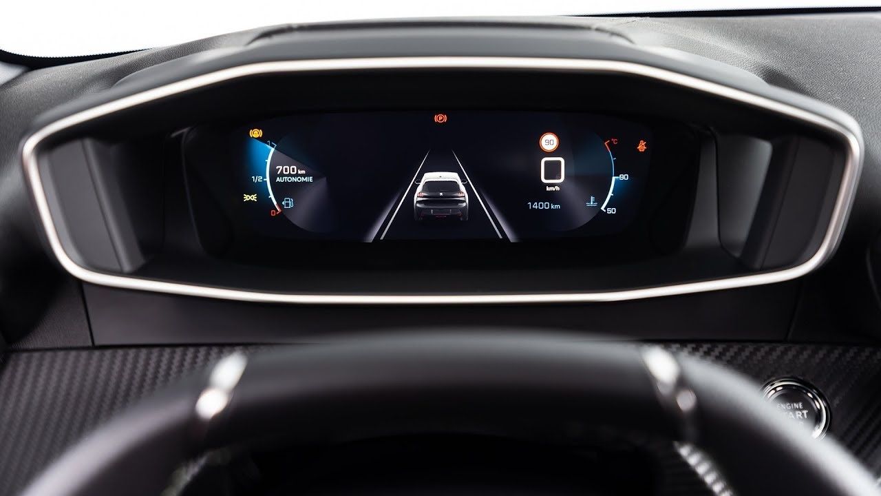Quadrante conta km painel de instrumentos 
Peugeot 208 ou 2008