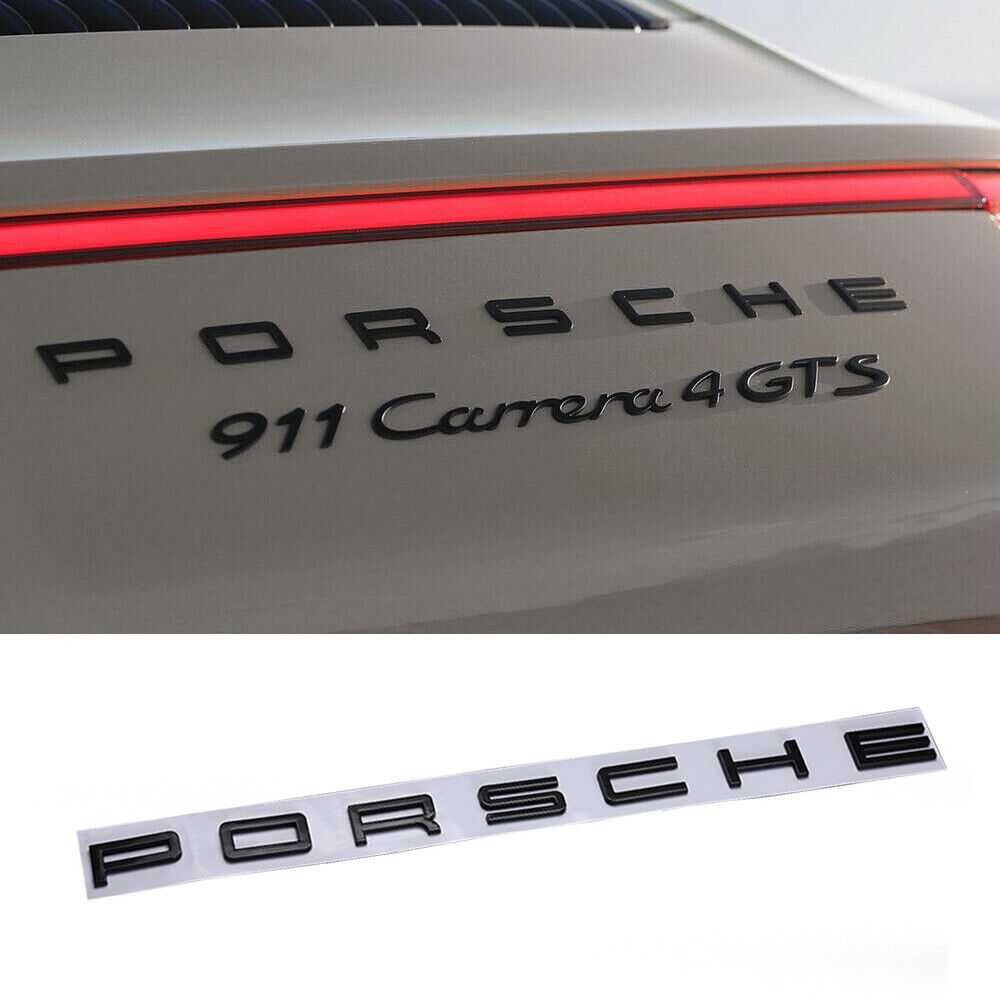 Emblemas Porsche originais e novos