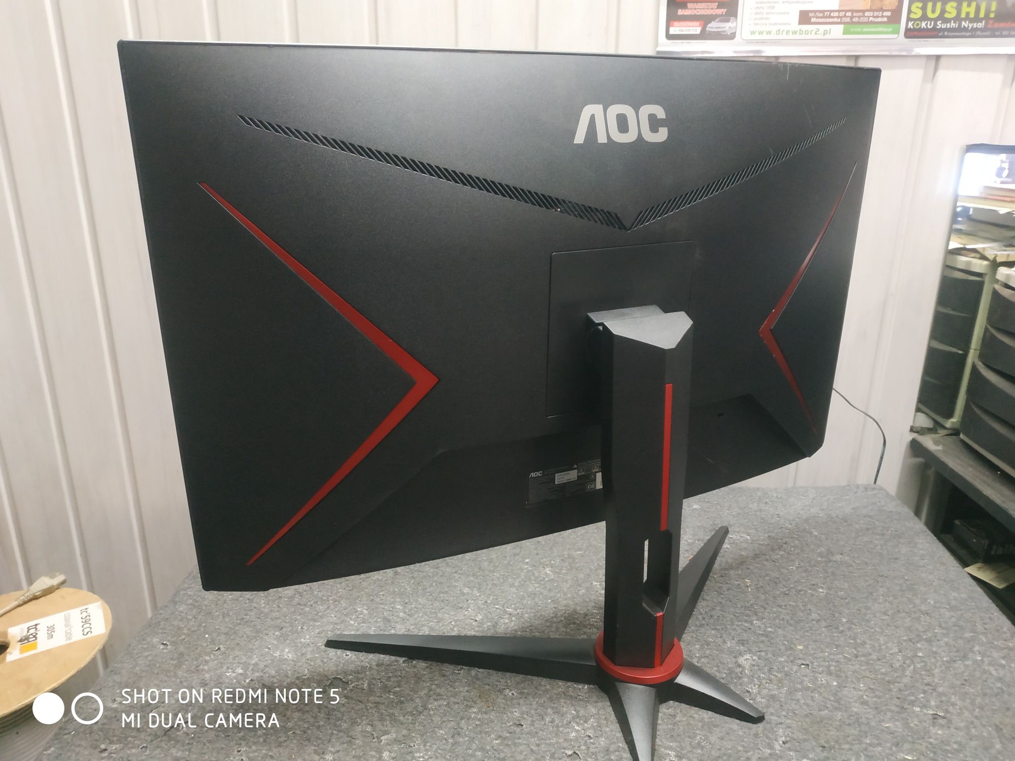 Monitor AOC C27G22E Uszkodzona matryca !