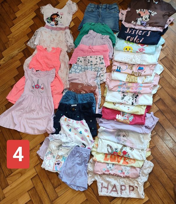 Paka ubrań dla dziewczynki r.98 cz.2