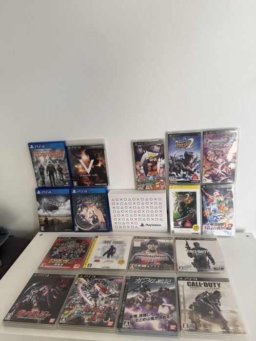 Zestaw 17 oryginalnych japońskich gier – PS4 / PS3 / PSP