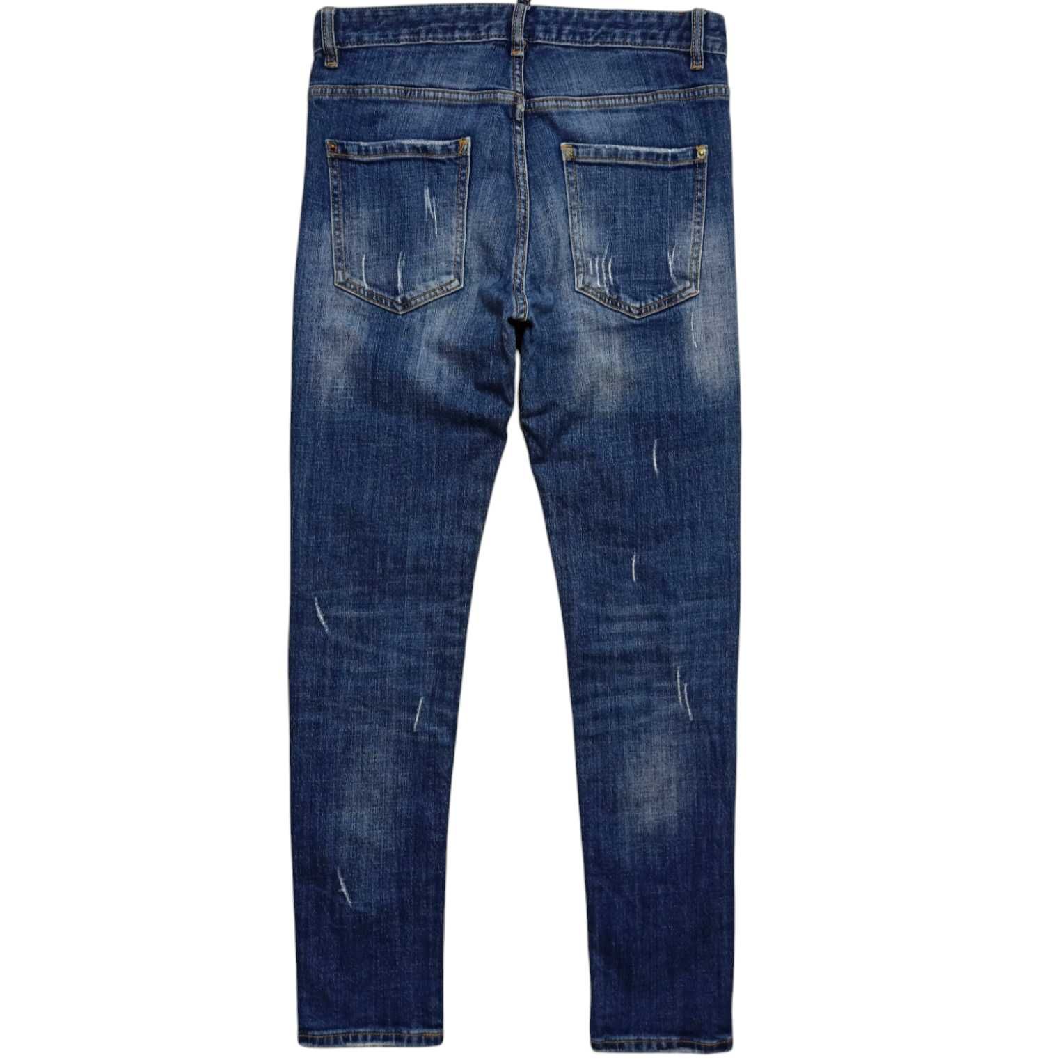 Джинси Dsquared2 з фабричними потертостями