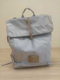 Lassig Plecak dla mam z akcesoriami Green Rolltop Backpack  szary A