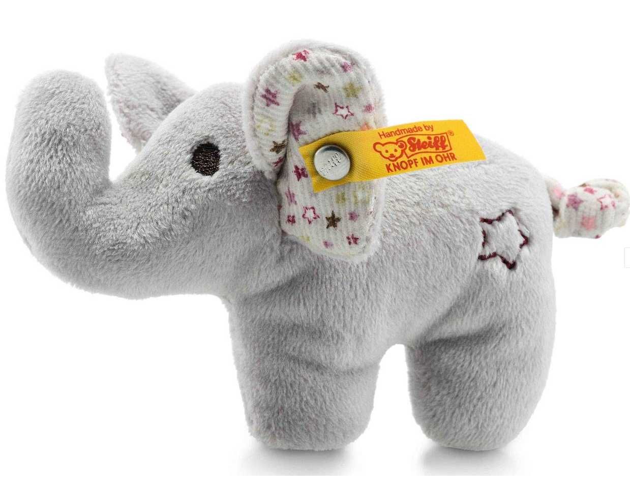 C4850 Steiff Mini Słonik z grzechotką 11 cm