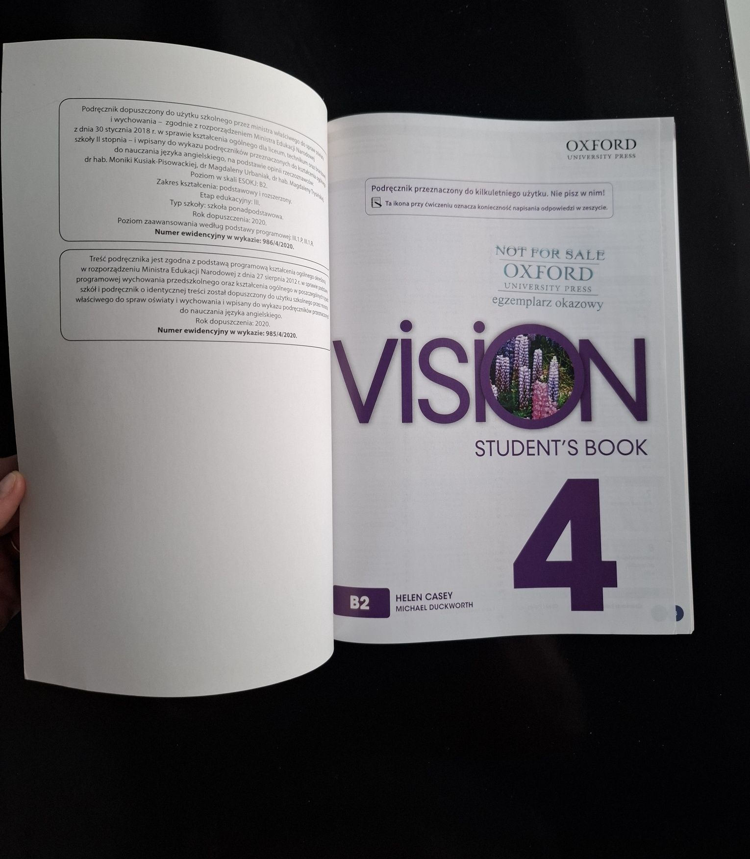 Vision 4 Student's Book NOWY