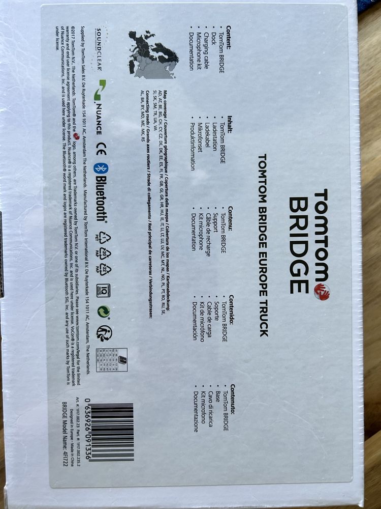 Nawigacja tomtom bridge Europe truck FI722