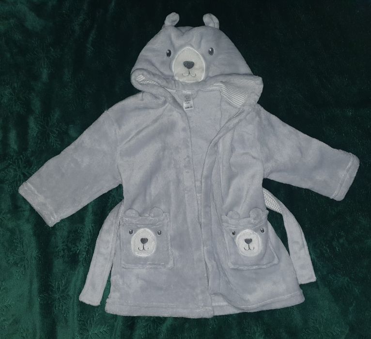 Szlafrok Miś C&A rozmiar 80/86