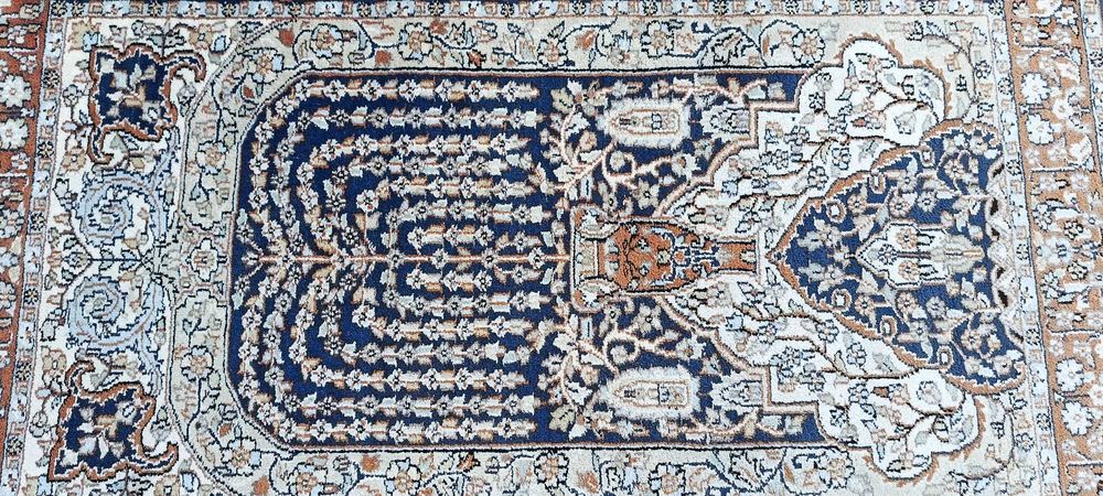 Isfahan dywan wełniany tkany ręcznie 160 x 95 cm perski wełna