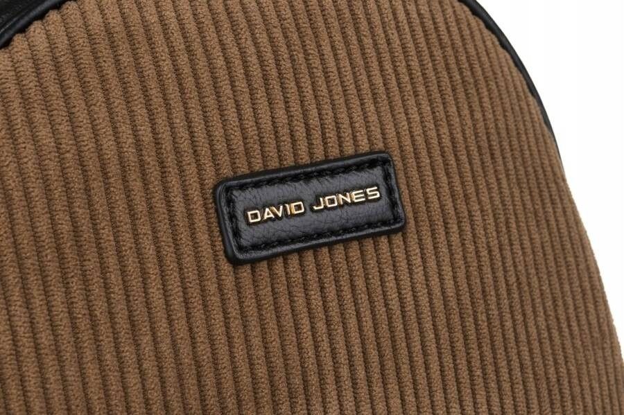 mały plecak damski ze skóry ekologicznej - david jones