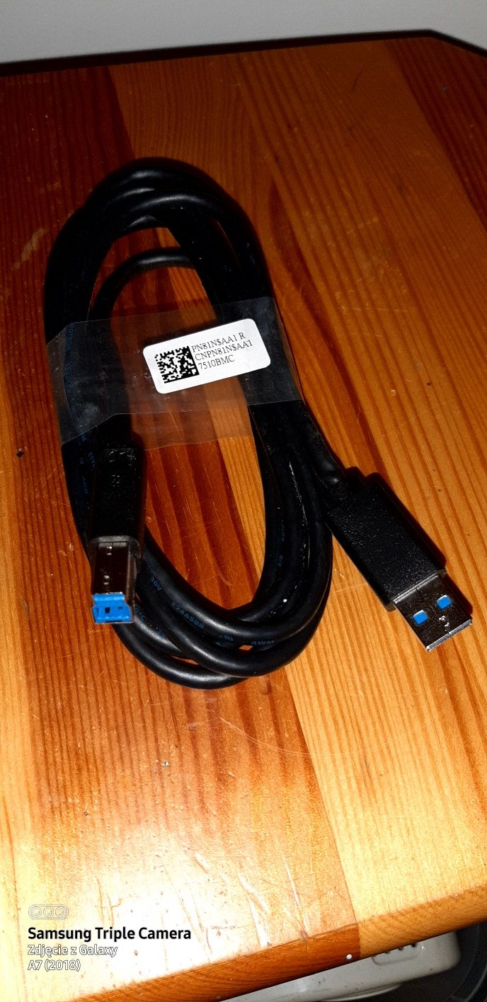Sprzedam kable do drukarki 3.0 typ A i USB 3.0typ B nowy