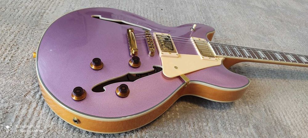 Gitara elektryczna Harley Benton HB-35Plus Semi Hollow ES-335 + SETUP!