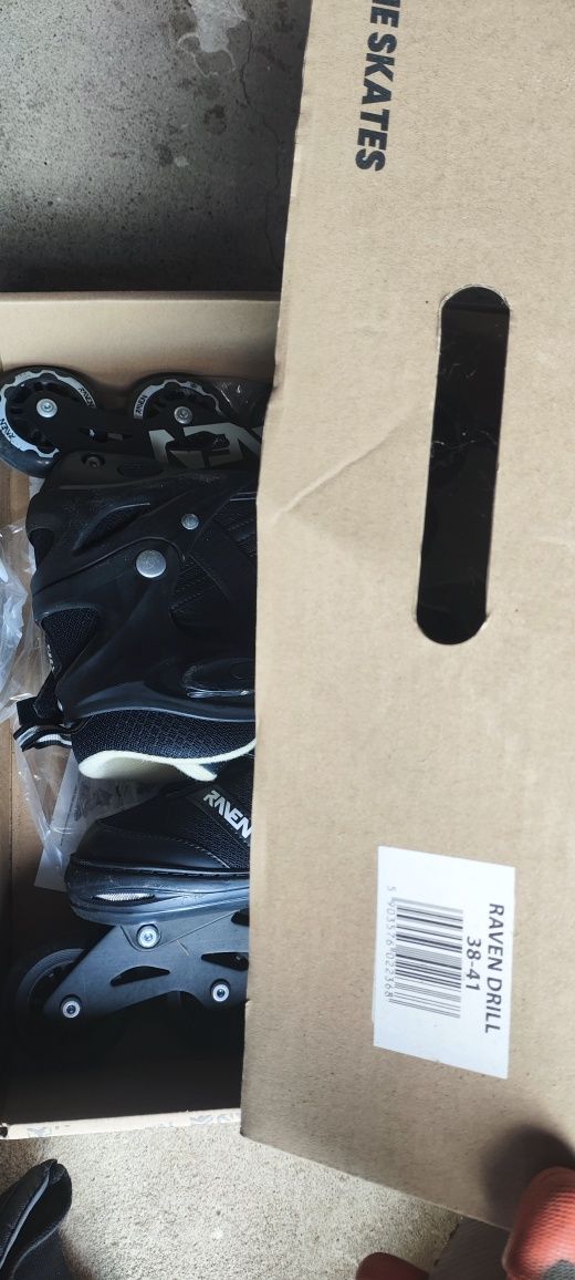 Rolki Regulowane RAVEN Drill Black 38-41