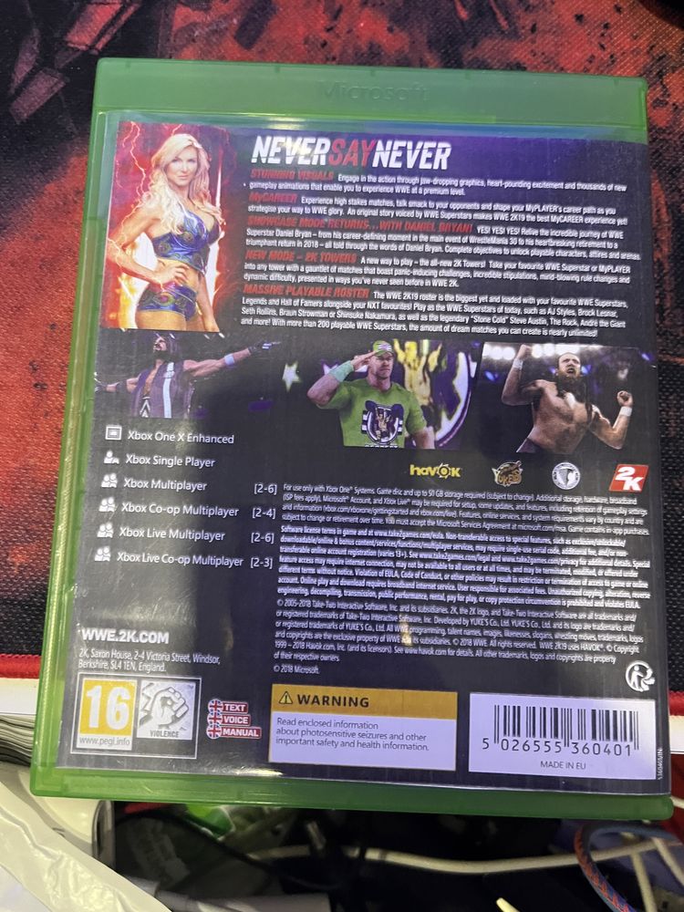 wwe 2k19 2019 xbox