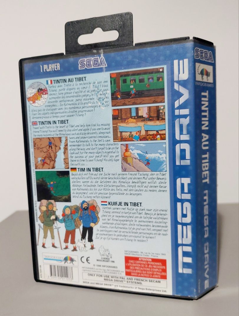 RETRO Gaming - SEGA Mega Drive - Tintin au Tibet