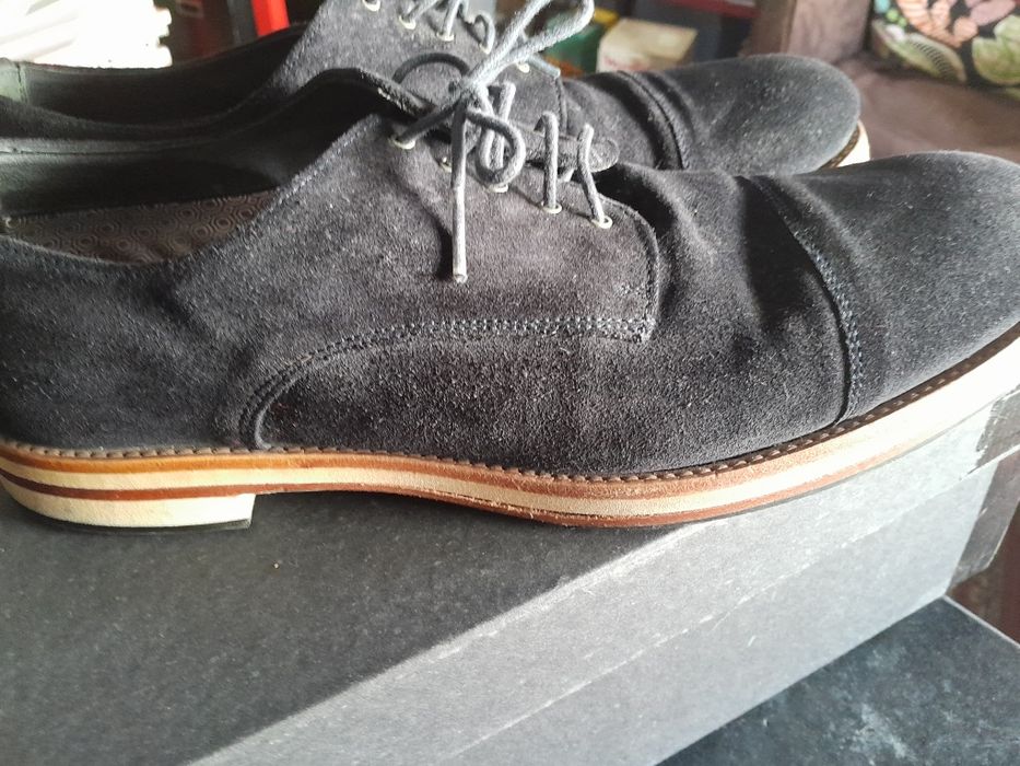 Sapatos camurça azul Zara limited edition