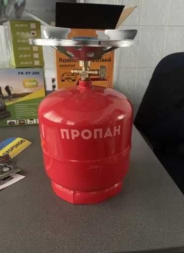 Автономне готування без світла і газу - газовий балон з пальником 8 л