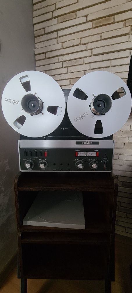 Revox a77 magnetofon szpulowy Naby, Szpule , Pilot, Nowy Fornir