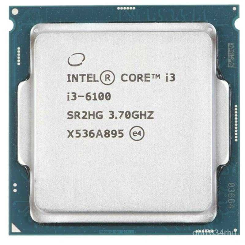 Intel® Core™ i3-6100 Processador 3.70 GHz 6M Cache, 3.70 GHz-Usado OK