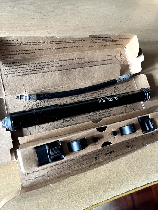 Bomba Brompton com Suportes