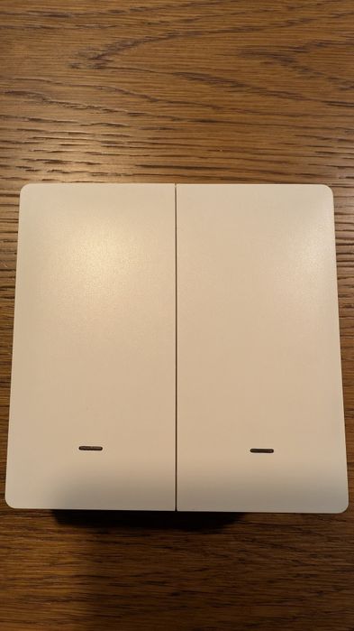 Zigbee łącznik skuteczny światła podwójny bez "N"