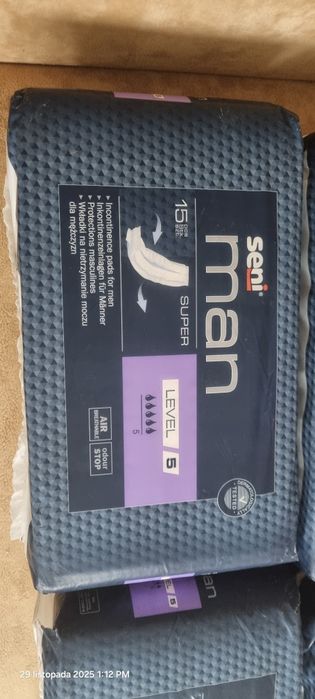 Wkładki urologiczne Man Seni. 4 opakowania