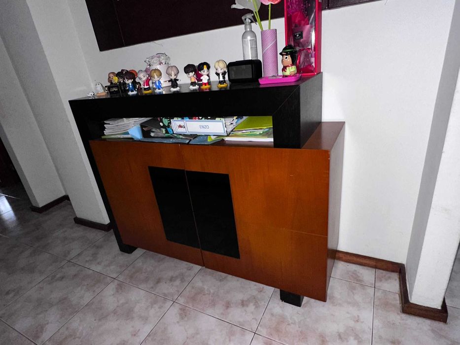 Movel entrada castanho