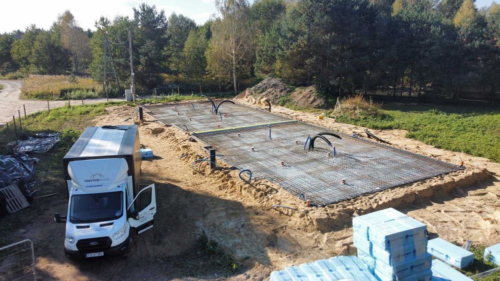 PŁYTA Fundamentowa, Niecki Basenowe, Płyty fundamentowe, Fundamenty