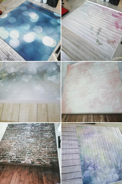 Komplet teł fotograficznych winylowych 160x300 - 13sztuk