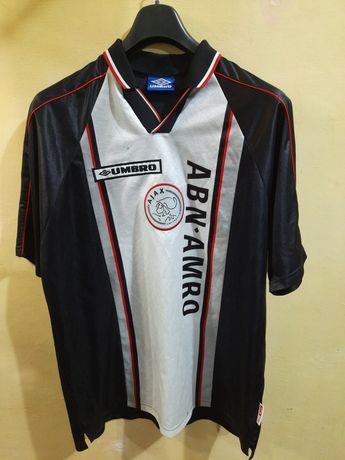 Оригинал винтажная футболка джерси Umbro Ajax Away Shirt 1998 1999