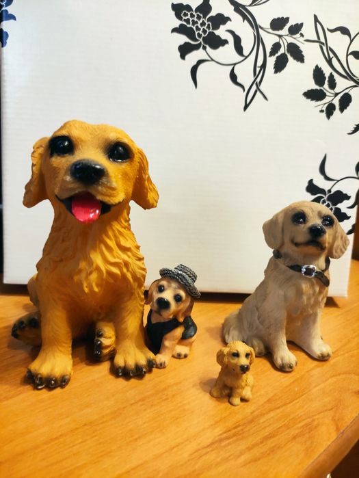 Figurki Golden Retriever zestaw