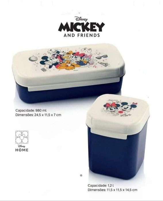 Conjunto Disney Family da Tupperware