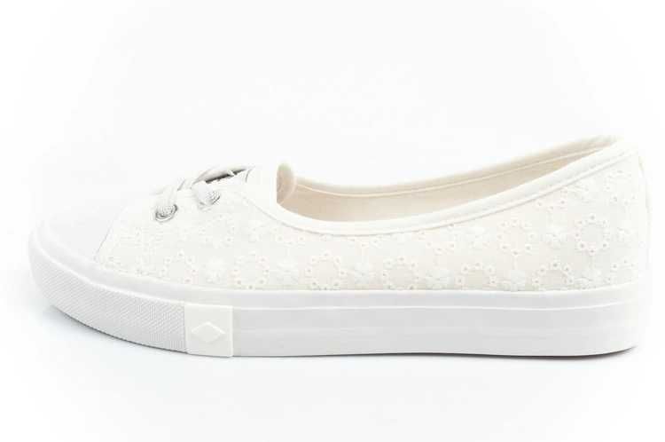 Lee Cooper buty trampki baleriny białe haftowane wygodne r. 36-40