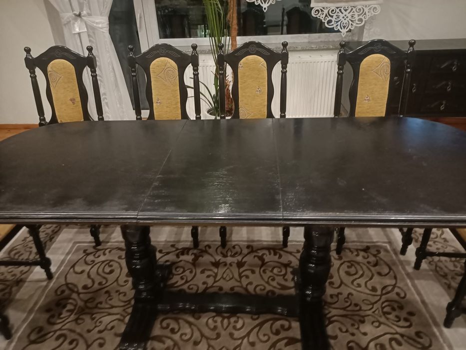 Stół 190 cm półokrągły