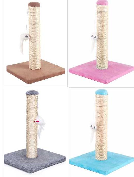 Poste Arranhador para gatinhos com brinquedo  25 x 35 cm - NOVO SELADO