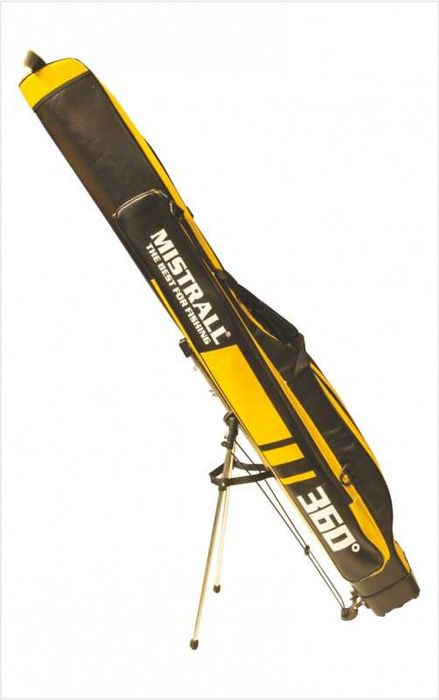 Pokrowiec MISTRALL 3 komorowy żółto-czarny ze stelażem 150cm