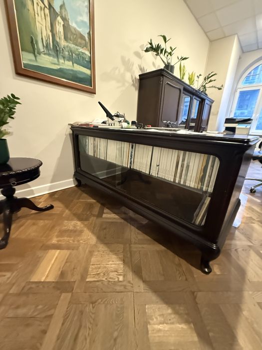 Zestaw antycznych mebli z lat40tych XXw drewno orzechowe